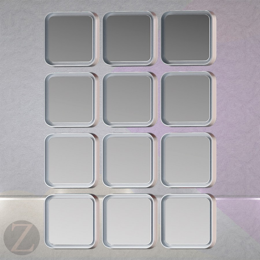 Зеркальное панно Marta Retta 1000*1200mm