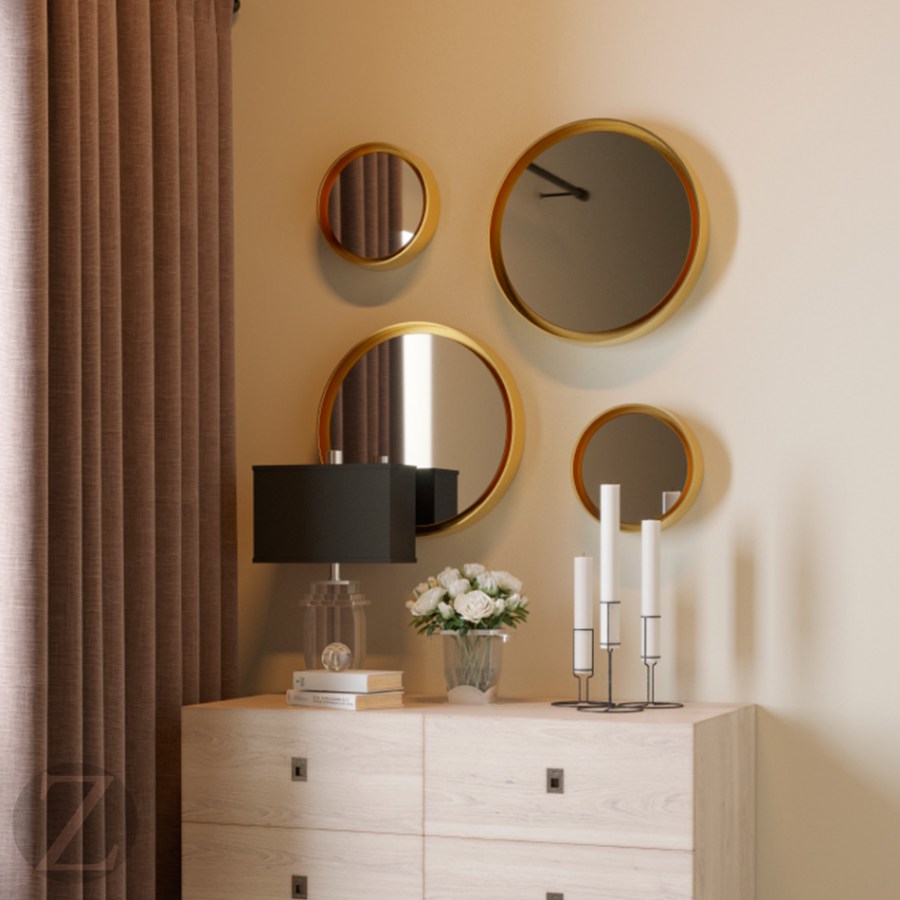 Зеркальное панно Ring Nimbus 1000*1000mm