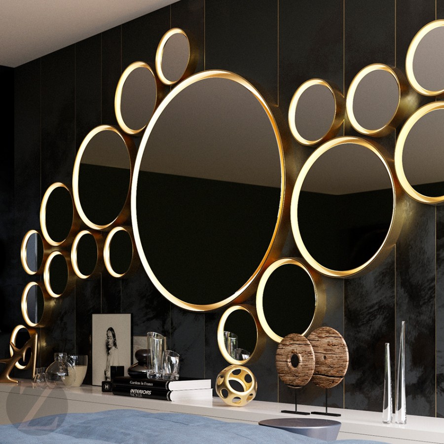 Зеркальное панно Ring Nimbus 2000*4000mm