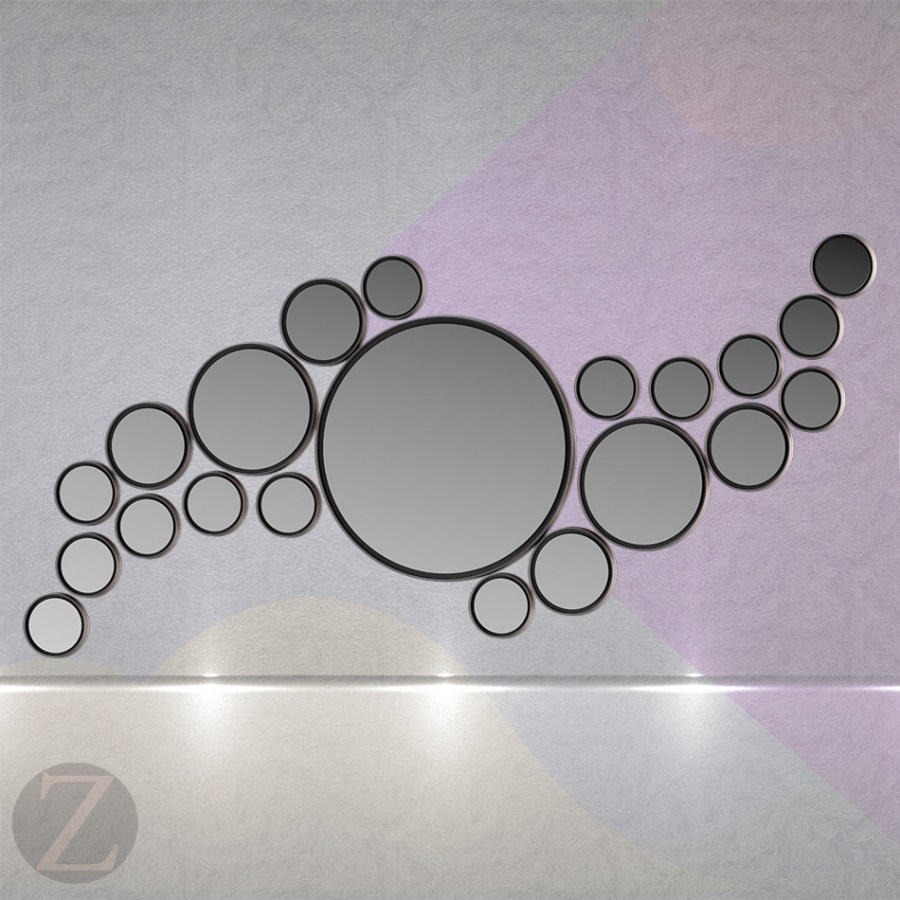 Зеркальное панно Ring Nimbus 2000*4000mm